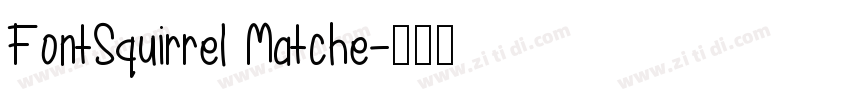 FontSquirrel Matche字体转换